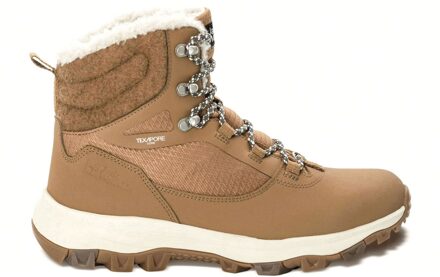 Jack Wolfskin Everquest Texapore High Snowboots Dames bruin - wit - 39 1/2