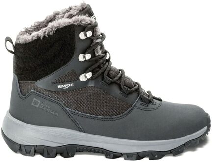 Jack Wolfskin Everquest Texapore High Snowboots Dames grijs - zwart - 37 1/2