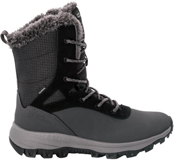 Jack Wolfskin Everquest Texapore High Snowboots Dames zwart - grijs - 39