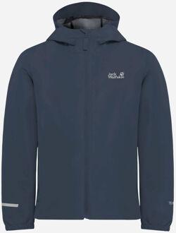 Jack Wolfskin Flaze Jacket K Hardshell Jas Junior Blauw - 140
