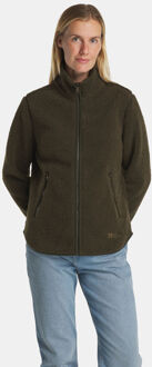 Jack Wolfskin High Curl Fleecevest Dames Groen - XS