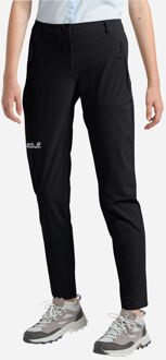 Jack Wolfskin Hikeout Outdoorbroek Dames Zwart - 40 Regular