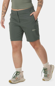 Jack Wolfskin Hikeout Shorts Korte Broek Dames Groen - 40