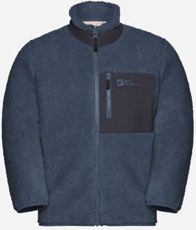 Jack Wolfskin Ice Curl Fleecevest Junior Blauw - 164