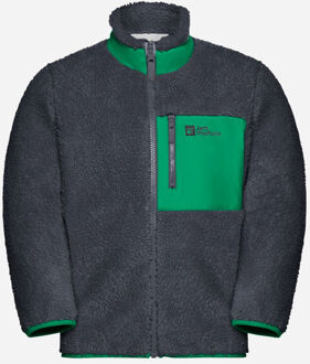 Jack Wolfskin Ice Curl Fleecevest Junior Zwart - 164