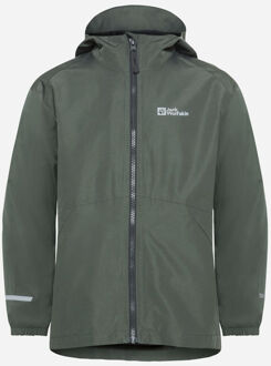 Jack Wolfskin Iceland 3-In-1 Jas Junior Groen - 164