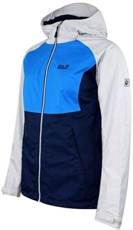 Jack Wolfskin Kimberley Dames Wit/Blauw Jacket Veelkleurig - UK 8-10 (Womens)