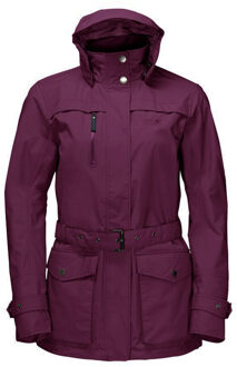 Jack Wolfskin Kimberley Womens Burgundy Parka Jacket Rood