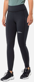 Jack Wolfskin Klintal Tights W Legging Dames Zwart - XL