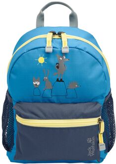 Jack Wolfskin Little Scout 10 aurora blue schooltas kind Blauw - H 29 x B 23 x D 21 cm