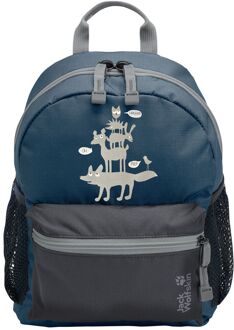 Jack Wolfskin Little Scout 10 midnight sky schooltas kind Blauw - H 29 x B 23 x D 21 cm