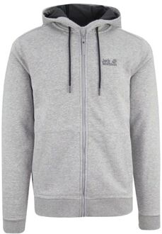 Jack Wolfskin Logo Heren Grijs Track Jacket - maat M