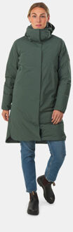 Jack Wolfskin Luisenplatz Parka Dames Groen - M