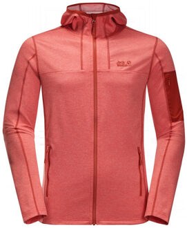 Jack Wolfskin Milford Heren Jas Rood