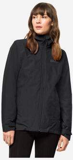 Jack Wolfskin Moonrise 3-In-1 Jas Dames Zwart - XXL