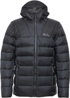 Jack Wolfskin Nebelhorn down hooded jacket Zwart - XL