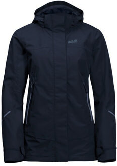 Jack Wolfskin Onyx dames marine jas Blauw