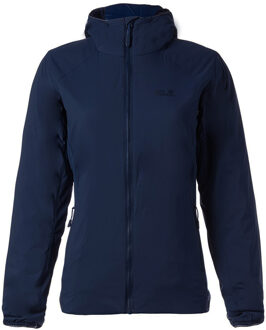 Jack Wolfskin Opouri Peak Dames Marine Jas Blauw - UK 8-10 (Womens)