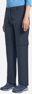 Jack Wolfskin Pico Trail Zip Off Afritsbroek Dames Blauw - 44 Regular