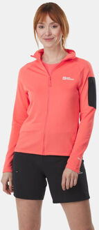 Jack Wolfskin Prelight FZ Fleecevest Dames Roze - XS