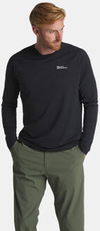 Jack Wolfskin Prelight Swift LS Shirt Zwart - M