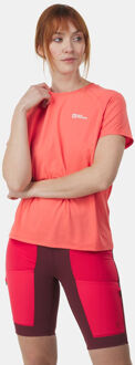 Jack Wolfskin Prelight Swift T-shirt Dames Roze - M
