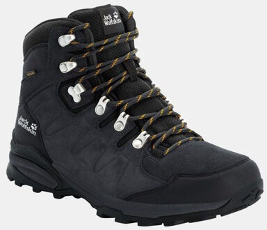 Jack Wolfskin Refugio Texapore Mid Wandelschoenen Heren zwart - donker grijs - wit - 42 1/2