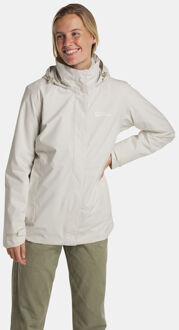 Jack Wolfskin Rotwand 3-In-1 Jas Dames Wit - L