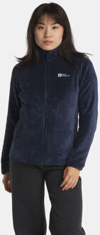 Jack Wolfskin Rotwand FZ Fleecevest Dames Blauw - M