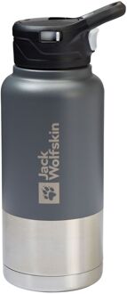 Jack Wolfskin Saima Insulated Straw 950 ml asphalt Grijs - H 24,9 x B 9,1 x D 9,1 cm