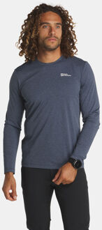 Jack Wolfskin Sky Thermal L/S Ondershirt Blauw - XL