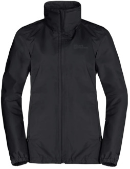 Jack Wolfskin Stormy Point 2L Jkt W Zwart - XS