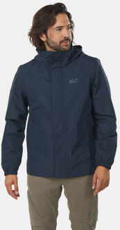 Jack Wolfskin Stormy Point 2L Regenjas Blauw - XL