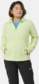 Jack Wolfskin Taunus FZ Fleecevest Dames Groen - S