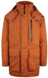 Jack Wolfskin Tech Lab heren Parka jas bruin Oranje