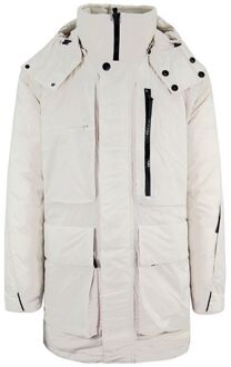 Jack Wolfskin Tech Lab heren Parka jas wit - maat