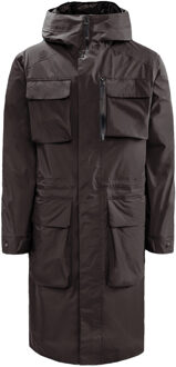 Jack Wolfskin Tech Lab Hudson Uards Heren Bruin Parka Jas - maat