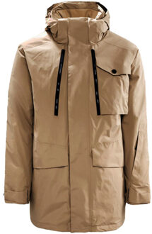 Jack Wolfskin Technisch Veld Heren Bruin Jas Zand - M