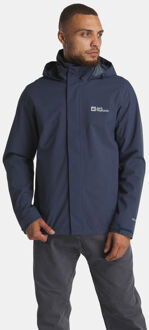 Jack Wolfskin Trailtime 2L Hardshell Jas Blauw - M