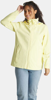 Jack Wolfskin Trailtime 2L Regenjas Dames Geel - S