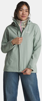 Jack Wolfskin Trailtime 2L Regenjas Dames Groen - L
