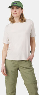 Jack Wolfskin Travel Tee Dames Grijs - XL