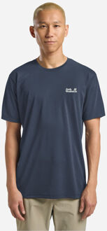 Jack Wolfskin Vonnan Graphic T-Shirt Blauw - XXL