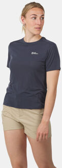 Jack Wolfskin Vonnan T-Shirt Dames Blauw - L