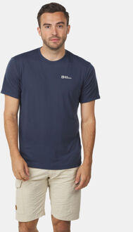 Jack Wolfskin Vonnan Tee Blauw - S