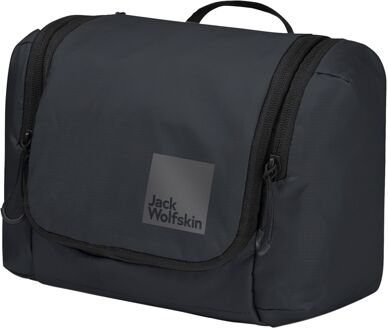 Jack Wolfskin Wandermood Washbag phantom toilettas Grijs - H 7 x B 21 x D 5 cm