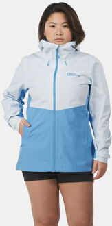 Jack Wolfskin Weiltal 2L Hardshell Jas Dames Blauw - XL
