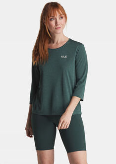 Jack Wolfskin Wildtrail 3 / 4 W T-Shirt Dames Groen - L