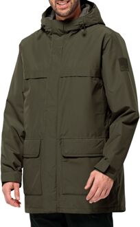 Jack Wolfskin Winterlager Parka Winterjas Heren donker groen - M