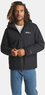 Jack Wolfskin Wisper Ins Gevoerde Jas Zwart - M
